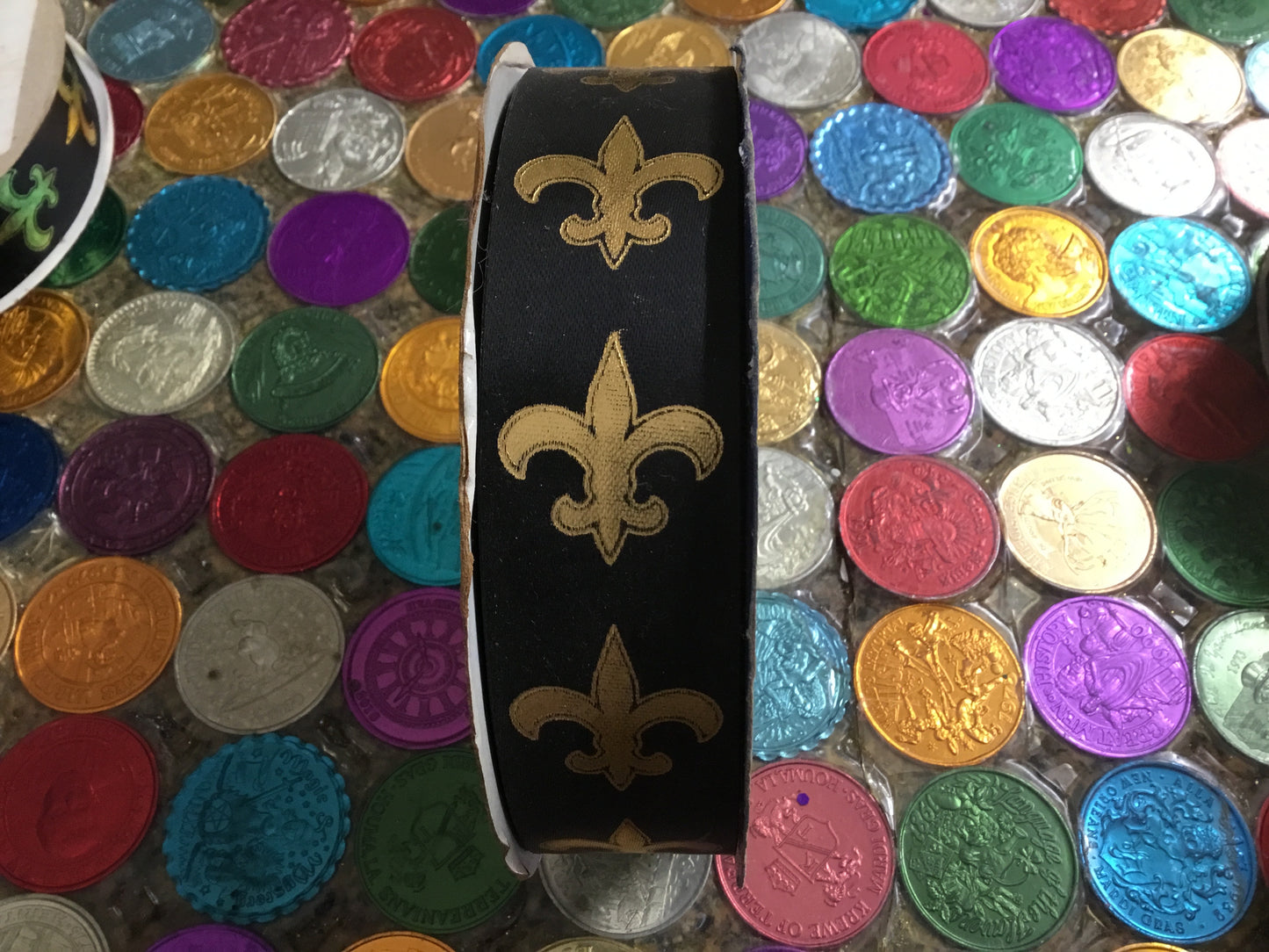 1” Fleur De Lis Ribbon