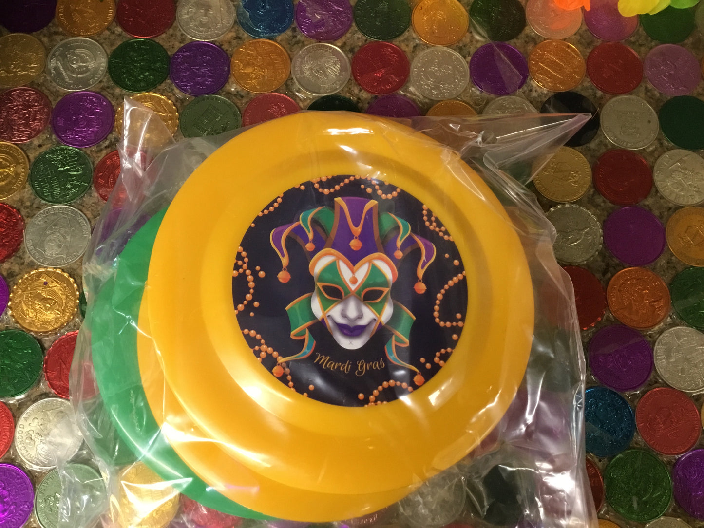 FRISBEE 7" MARDI GRAS