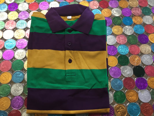 Striped Polo Shirt | Mens XL