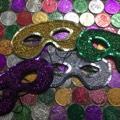 MARDI GRAS SEQUIN -LAME MASK