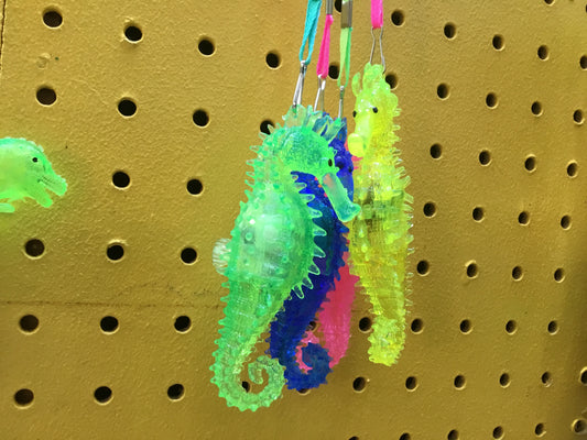 LIGHT UP SEAHORSE ON LANYARD