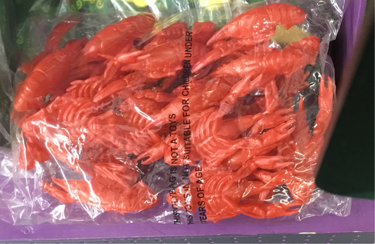 CASE CRAWFISH PLASTIC 4" 48 BAGS