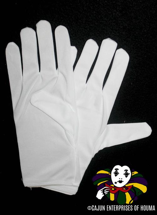 WHITE SOLID GLOVES