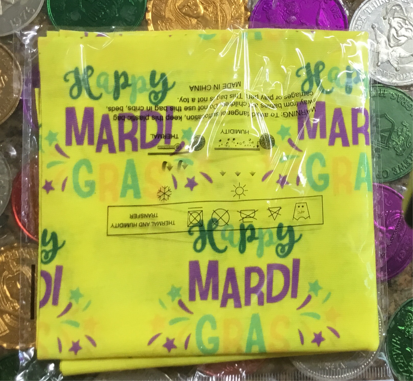 HAPPY MARDI GRAS NECK GAITER