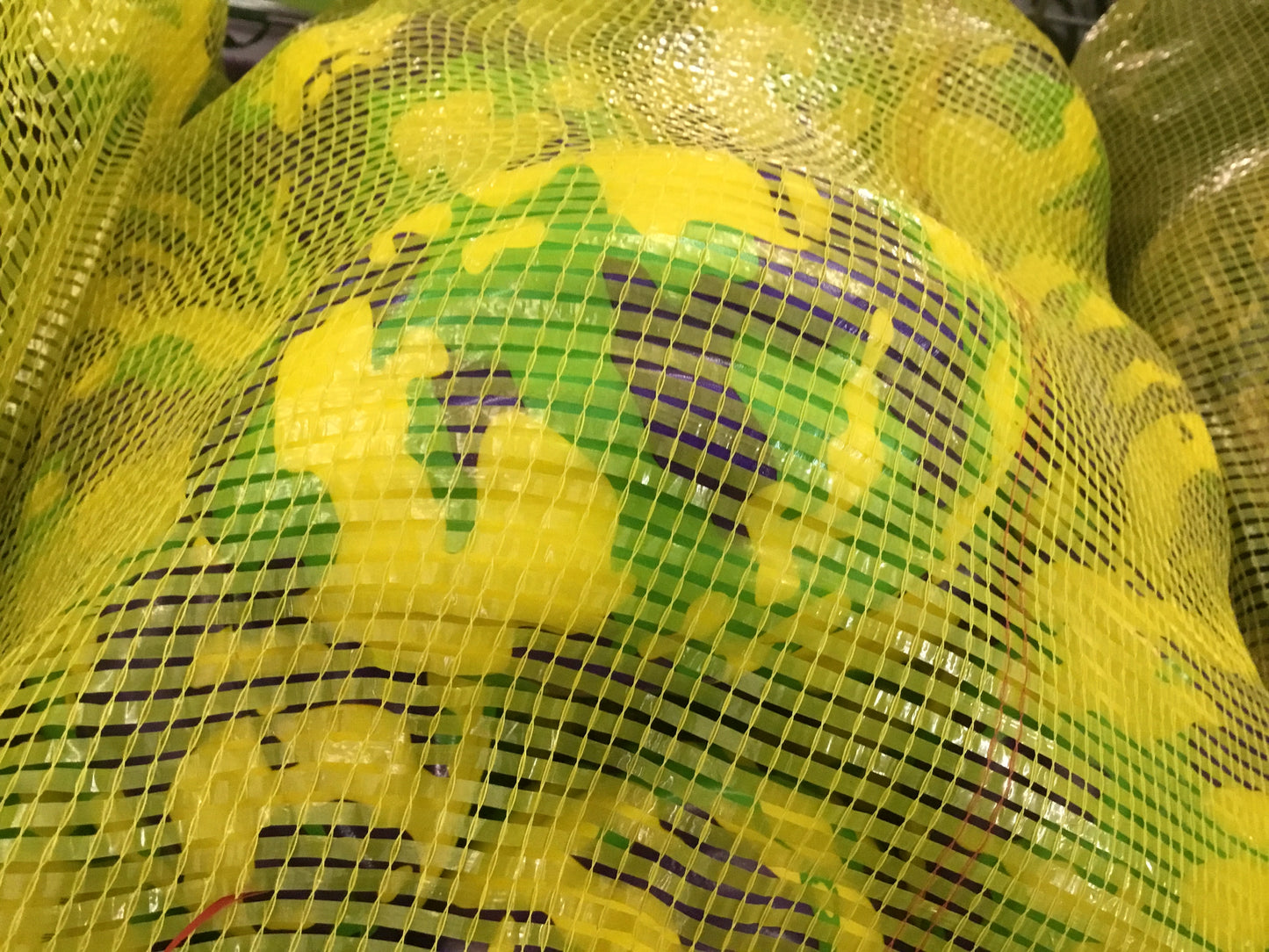 SACK MARDI GRAS CAMO TWIST FOOTBALL 25 PCS