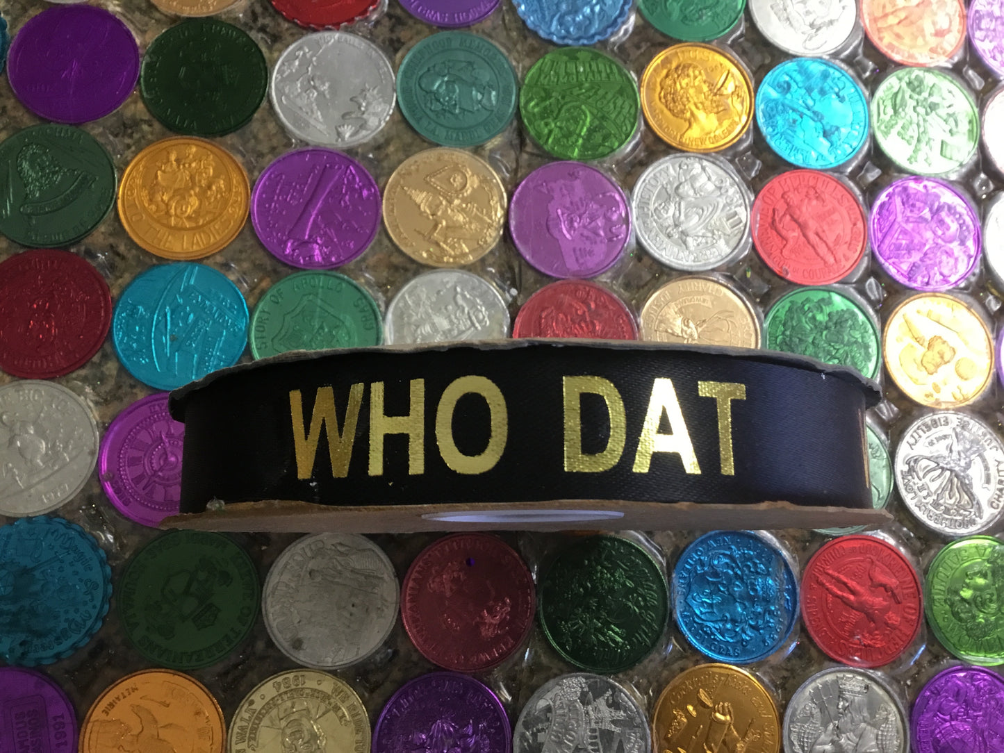 Who Dat Ribbon 1” x 100yds