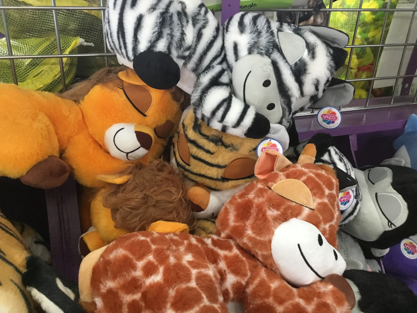 CASE SLEEPY JUNGLE ANIMALS 18 PC