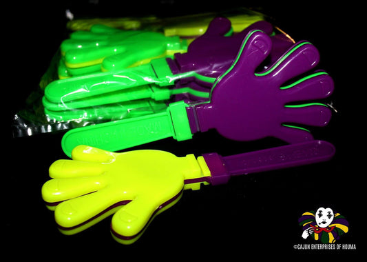 HANDCLAPPER PURPLE, GREEN & GOLD 13"