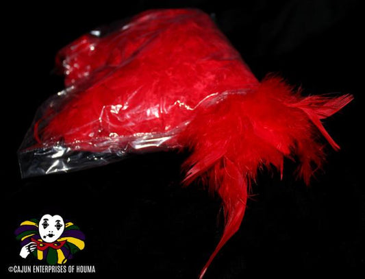 RED FEATHER BOA