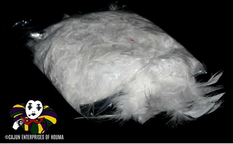 WHITE FEATHER BOA