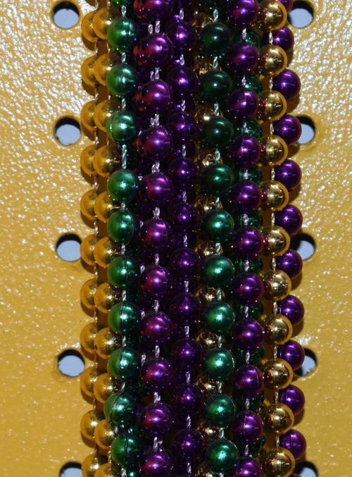 7MM 33" PURPLE GREEN & GOLD ROUND