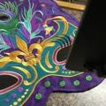 MARDI GRAS MASQUARDE MASK GARDEN FLAG