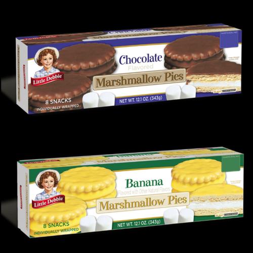 FOOD - LITTLE DEBBIE MARSHMELLOW CAKES- 16 BOXES