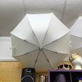 27" WHITE NYLON UMBRELLA